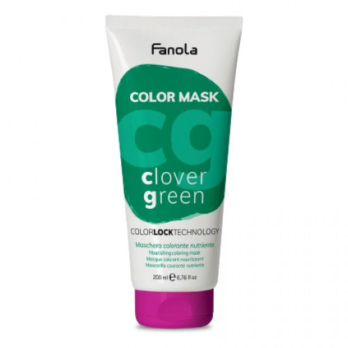 Fanola Color Mask Clover Green 200ml - Kess Hair and Beauty
