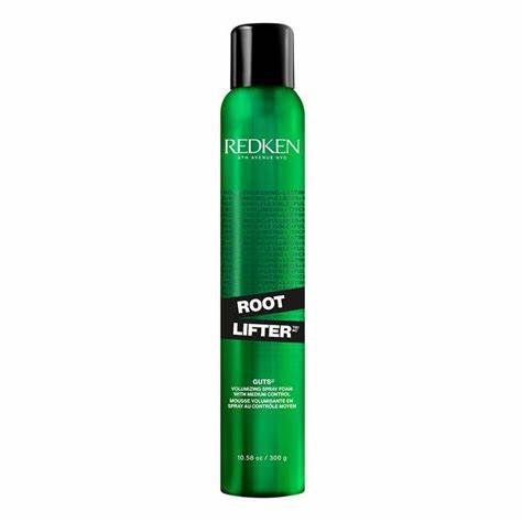 Redken Root Lifter hair mousse, green bottle with black cap, 300 ml