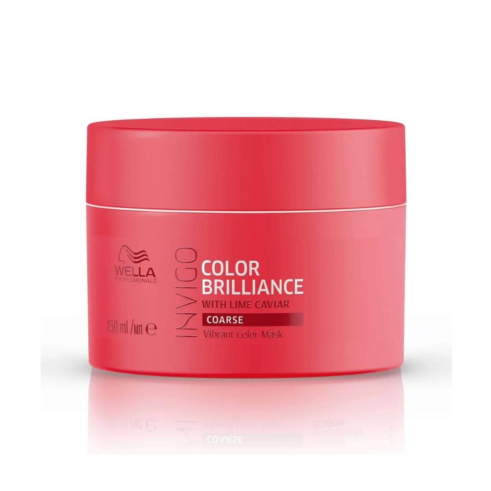 Wella Invigo Color Brilliance vibrant color mask jar, 150 ml, pink-red