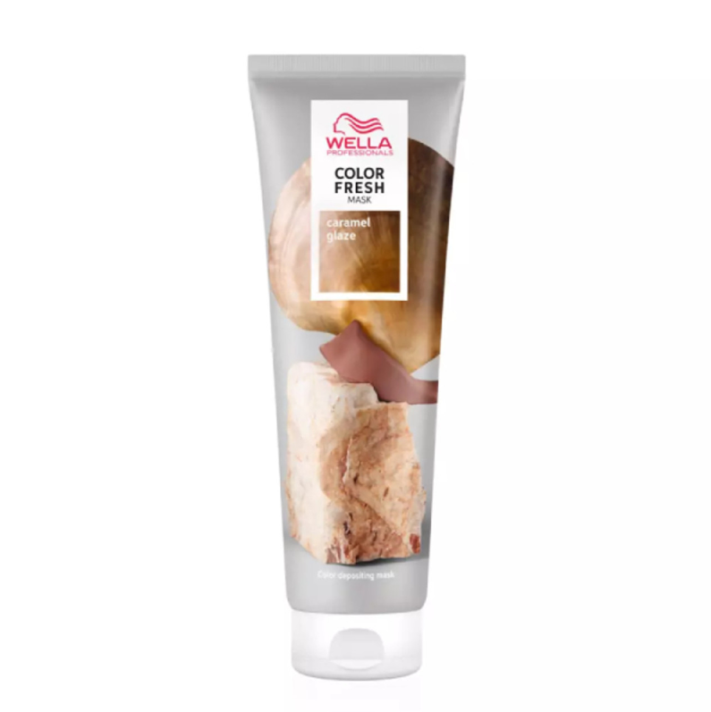 Wella Color Fresh hair mask tube, caramel glaze color, 150 ml