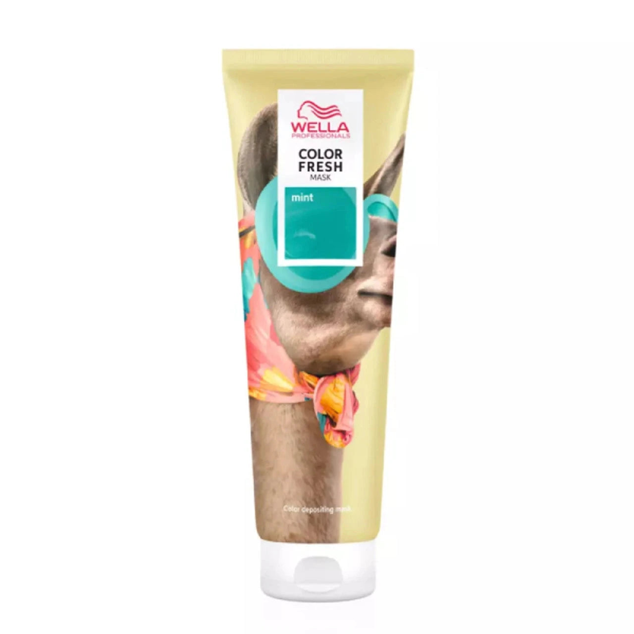 Wella Color Fresh Mask mint hair color mask tube, 150 ml.