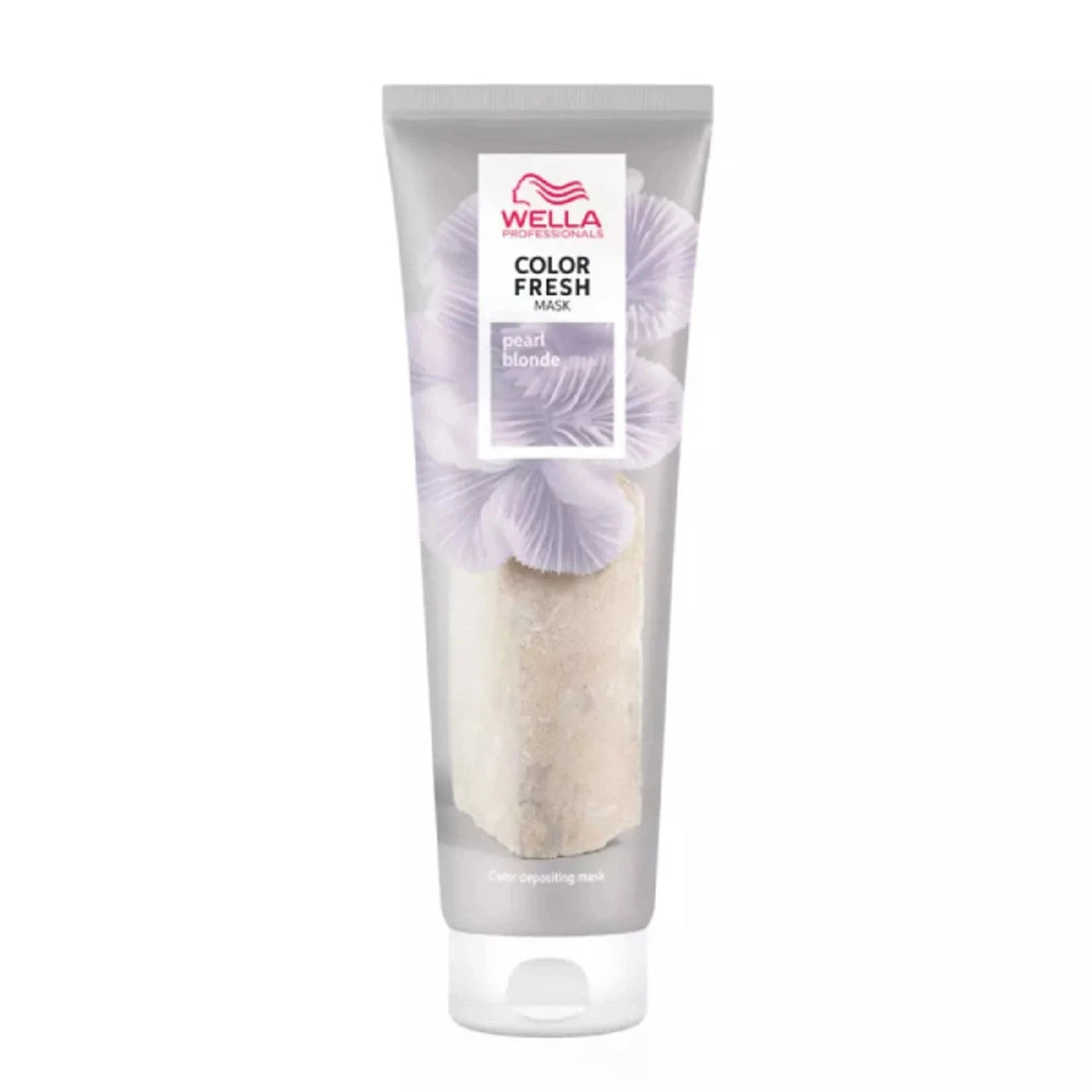 Wella Color Fresh Mask hair care tube in pearl blonde, with purple front label