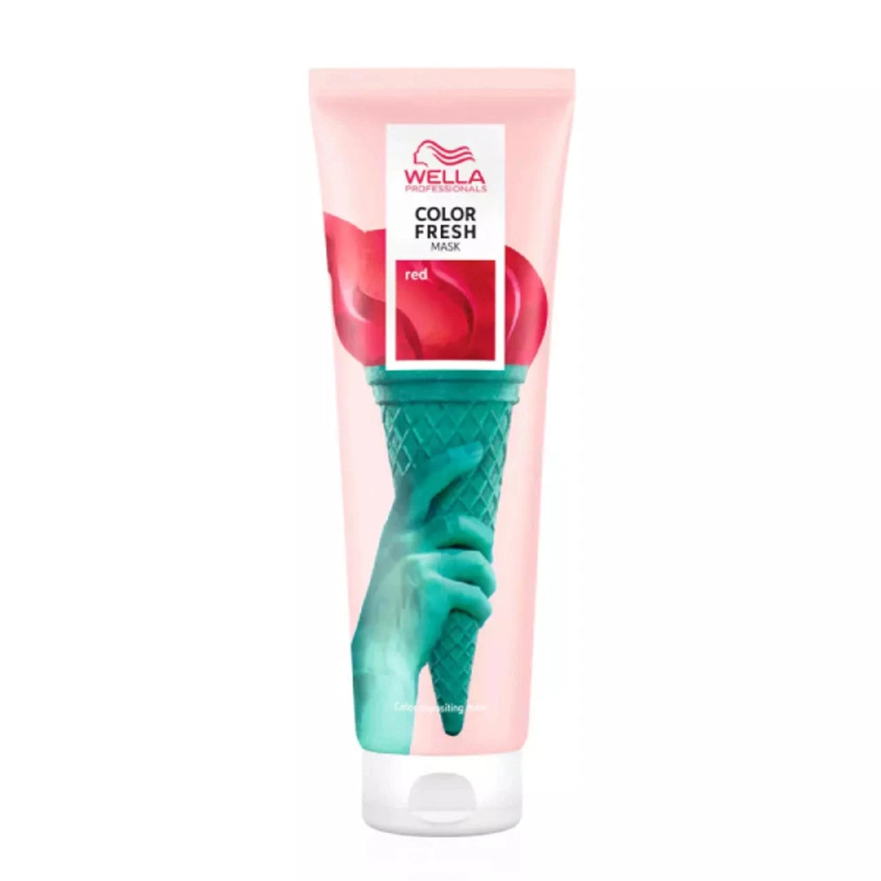 Wella Color Fresh Mask red hair color treatment in squeezable tube