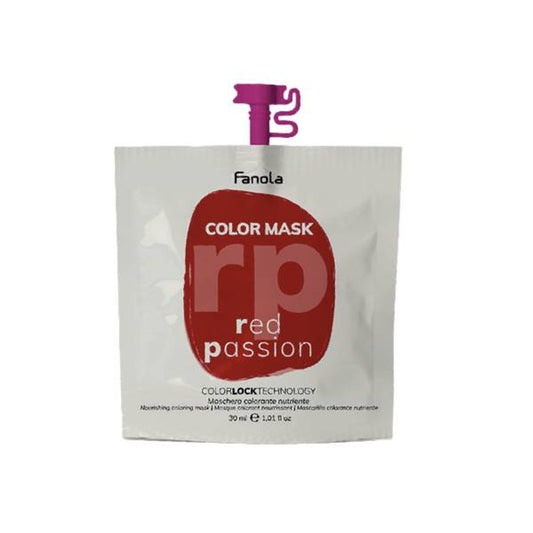 Fanola Colour Mask RED PASSION 30ml - Kess Hair and Beauty
