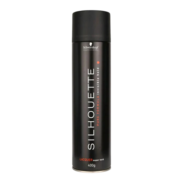 Schwarzkopf Silhouette Super Hold hair lacquer spray can, 400g, black