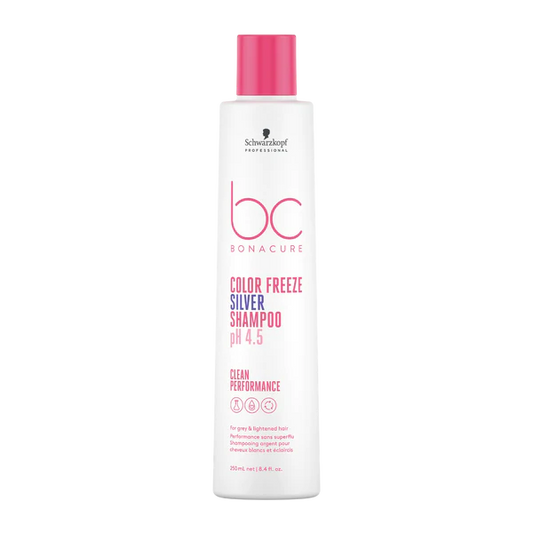 Schwarzkopf Professional BC Bonacure Ph 4.5 Color Freeze Silver Shampoo 250ml - Kess Hair and Beauty