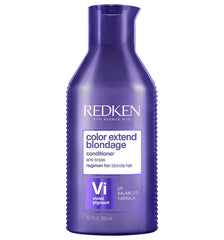 Redken Color Extend Blondage conditioner, purple bottle with violet pigment label
