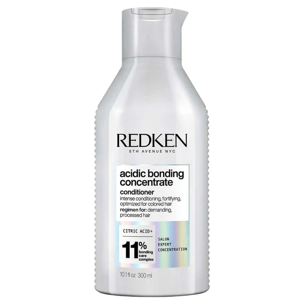Redken acidic bonding concentrate conditioner bottle, white with front label
