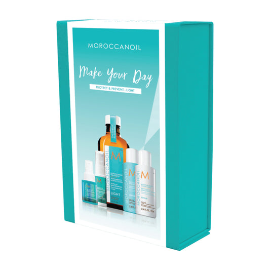 MOROCCANOIL MAKE YOUR DAY PROTECT & PREVENT LIGHT PACK - Kess Hair and Beauty