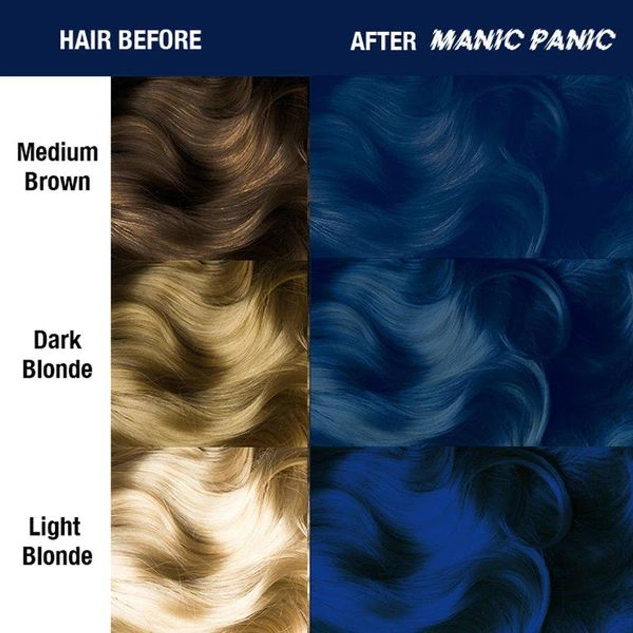 Manic Panic AMPLIFIED Dye - After Midnight Blue - Kess Hair and Beauty