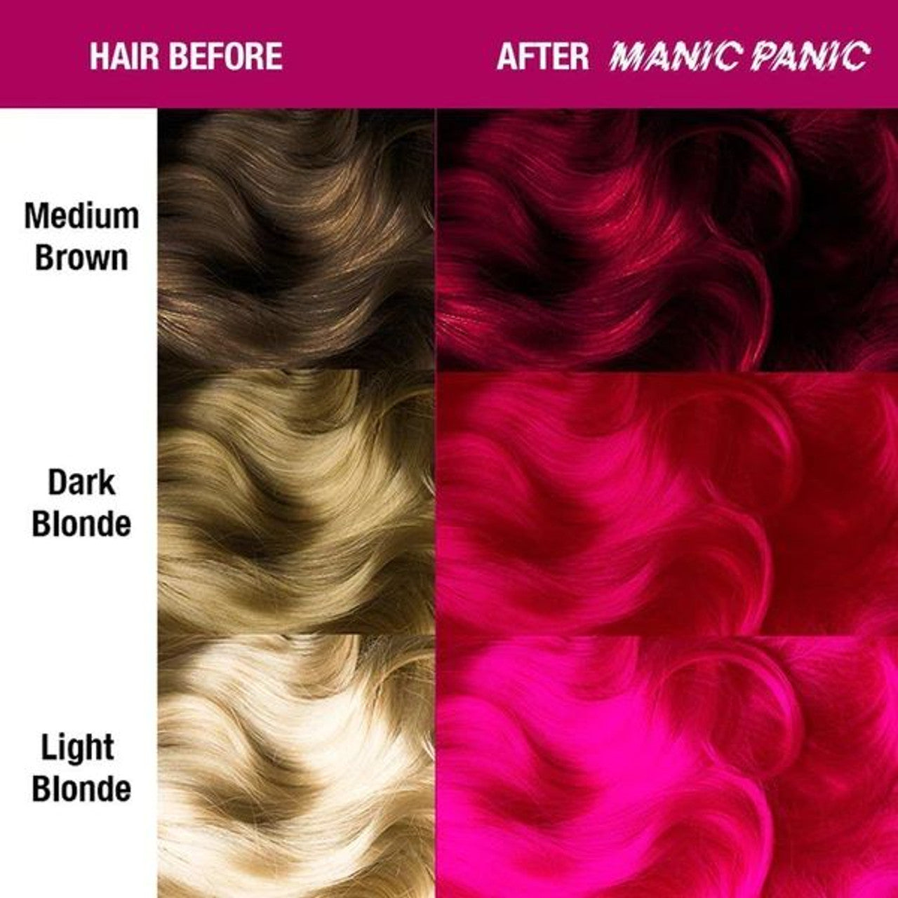 Manic Panic AMPLIFIED Dye - Hot Hot Pink - Kess Hair and Beauty