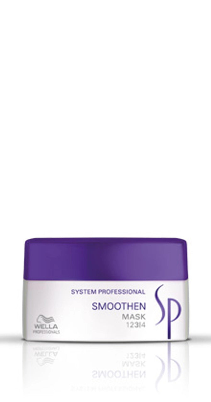 Wella SP Smoothen Mask jar, purple and white 200 ml.