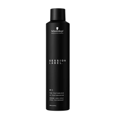 Schwarzkopf Session Label hair texturizer spray bottle, black, 300 ml