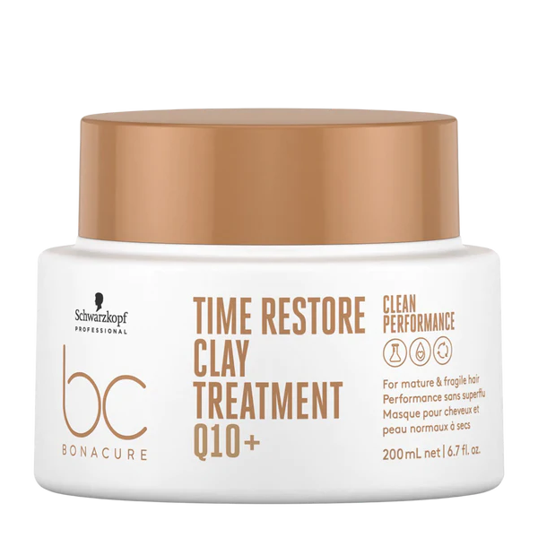 BC BONACURE CLEAN PERFORMANCE TIME RESTORE CLAY TREATMENT - Kess Hair and Beauty