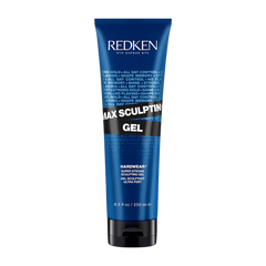 Redken Max Sculpting Gel hair styling gel tube, blue with black cap