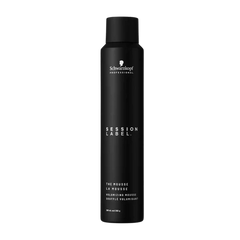 Schwarzkopf Session Label The Mousse volumizing mousse bottle, black canister