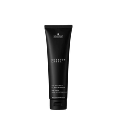 Curl defining cream tube by Schwarzkopf Session Label, black squeeze tube, 150ml
