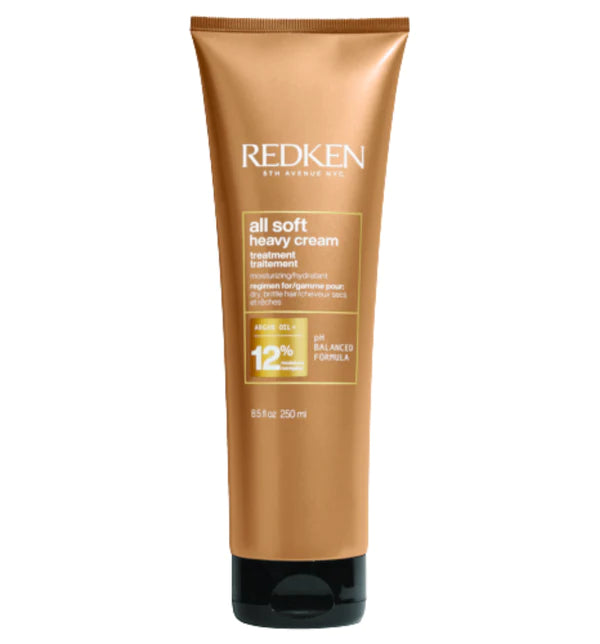 Redken All Soft heavy cream hair treatment tube, 250 ml