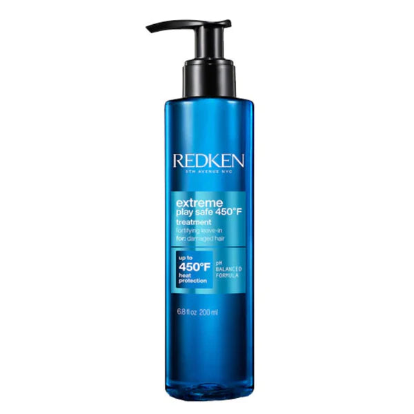 Redken Extreme Play Safe treatment-in bottle with black pump, blue 200 ml