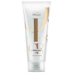 Wella Oil Reflections luminous instant conditioner tube, white with gold accents