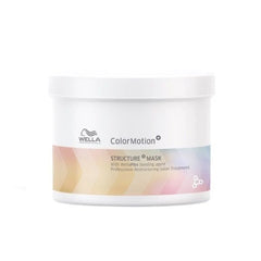 Wella ColorMotion+ Structure Mask jar with white tub and gold label