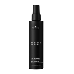 Schwarzkopf Session Label Thickener blow-dry spray bottle, black with pump cap
