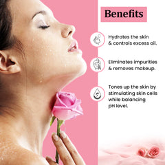 TNW - The Natural Wash 100% Steam Distilled Rose Water Face Toner Gulab Jal Hydration 200ml