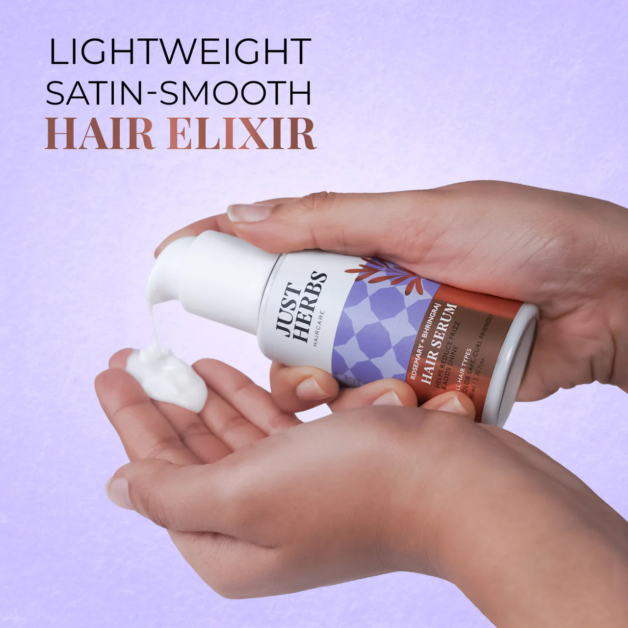 Just Herbs - Hair Serum with Rosemary and Bhringraj 80ml