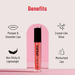 Swiss Beauty Shine & Plump Lip Gloss 4ml - Wine it Up 06