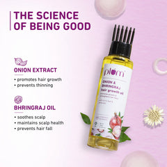 Plum - Onion & Bhringraj Hair Growth Oil 100ml
