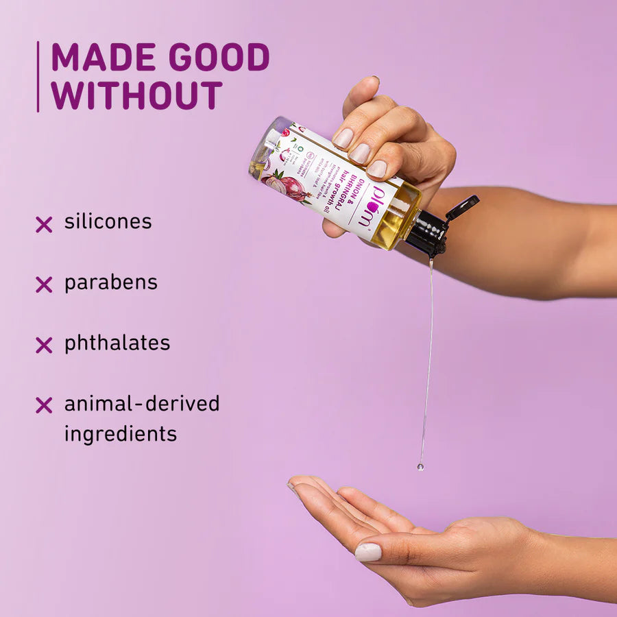 Plum - Onion & Bhringraj Hair Growth Oil 100ml