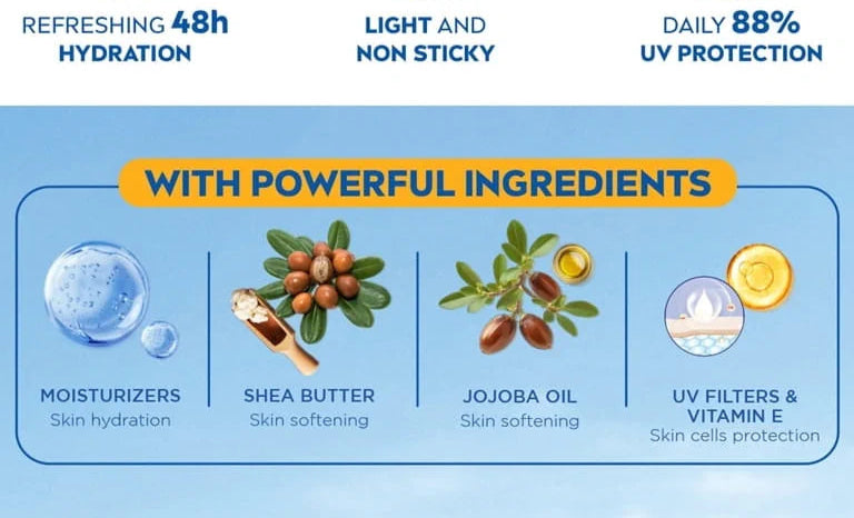 NIVEA Soft Daily UV Light Moisturising Cream with SPF-15 100ml