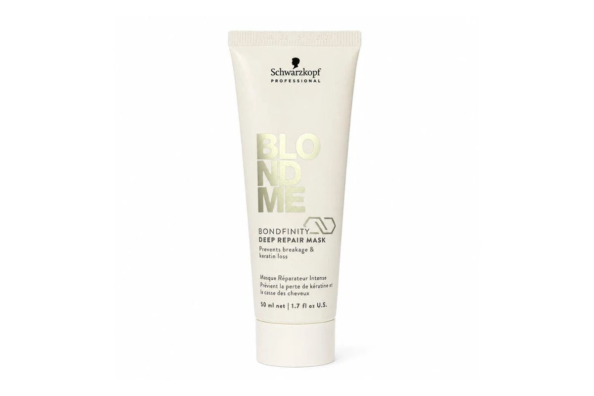 Schwarzkopf BLONDME Bondfinity Deep Repair Mask 50ml | Intensive Bond Repair Treatment for Blonde Hair | Kess Hair & Beauty