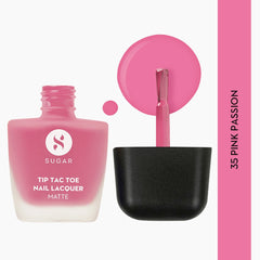Sugar - Tip Tac Toe Nail Lacquer Matte  35 Pink Passion 9ml