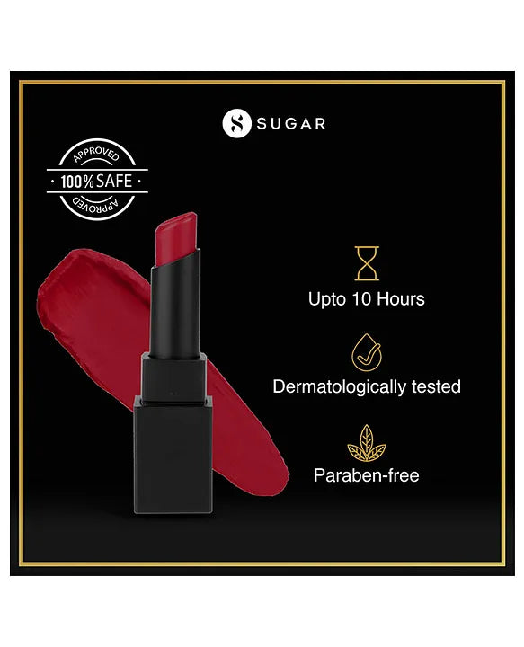 Sugar - Nothing Else Matter Longwear Lipstick - 18 Scarlet Letter (Pure Red) 3.2g