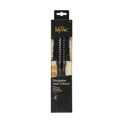 Lady Jayne tri-side styling brush with black bristles and ergonomic handle