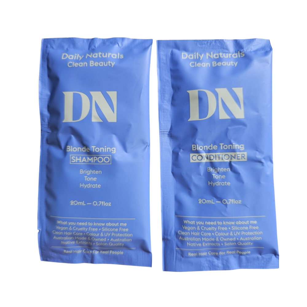 Daily Naturals Blonde Toning Shampoo & Conditioner Sachet 20ml