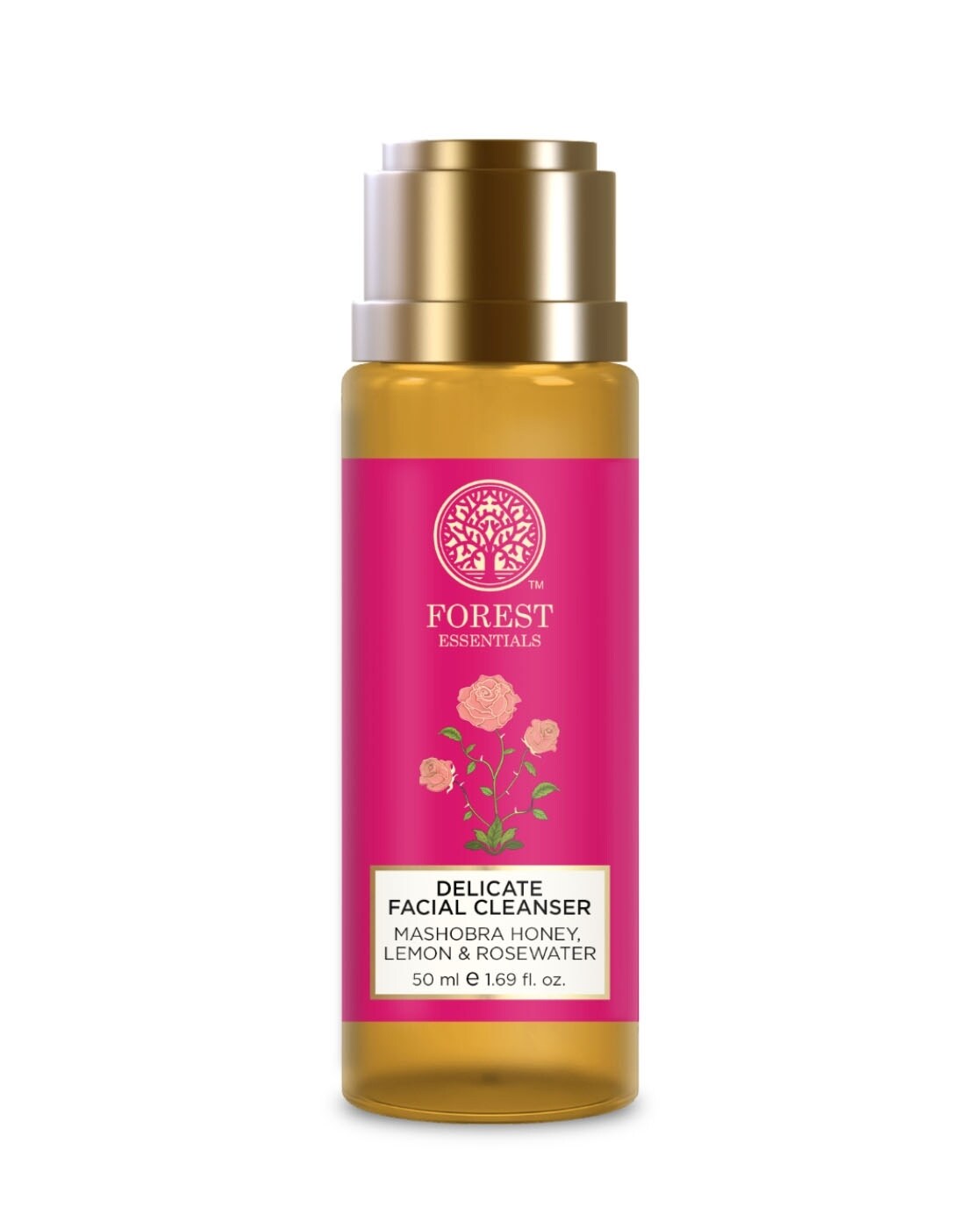 Forest Essentials - Delicate Facial Cleanser Mashobra Honey, Lemon & Rosewater 50ml