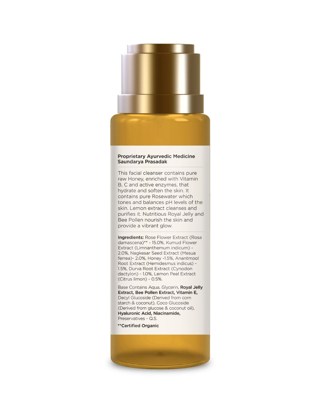Forest Essentials - Delicate Facial Cleanser Mashobra Honey, Lemon & Rosewater 50ml