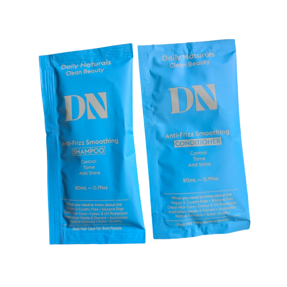 Daily Naturals Anti-Frizz Smoothing Shampoo & Conditioner Sachet 20ml