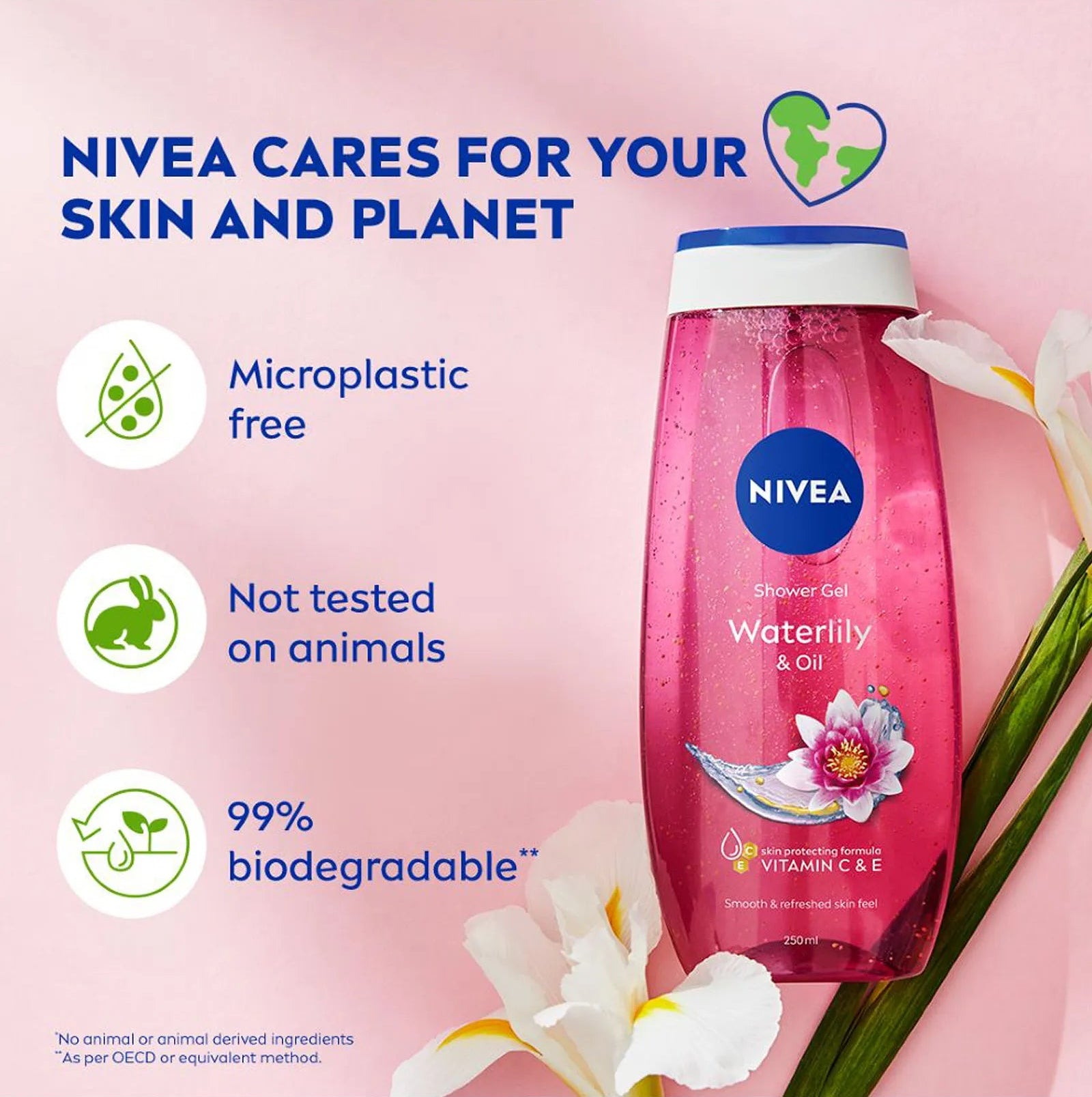 Nivea - Water Lily & Oil Shower Gel 250 ml