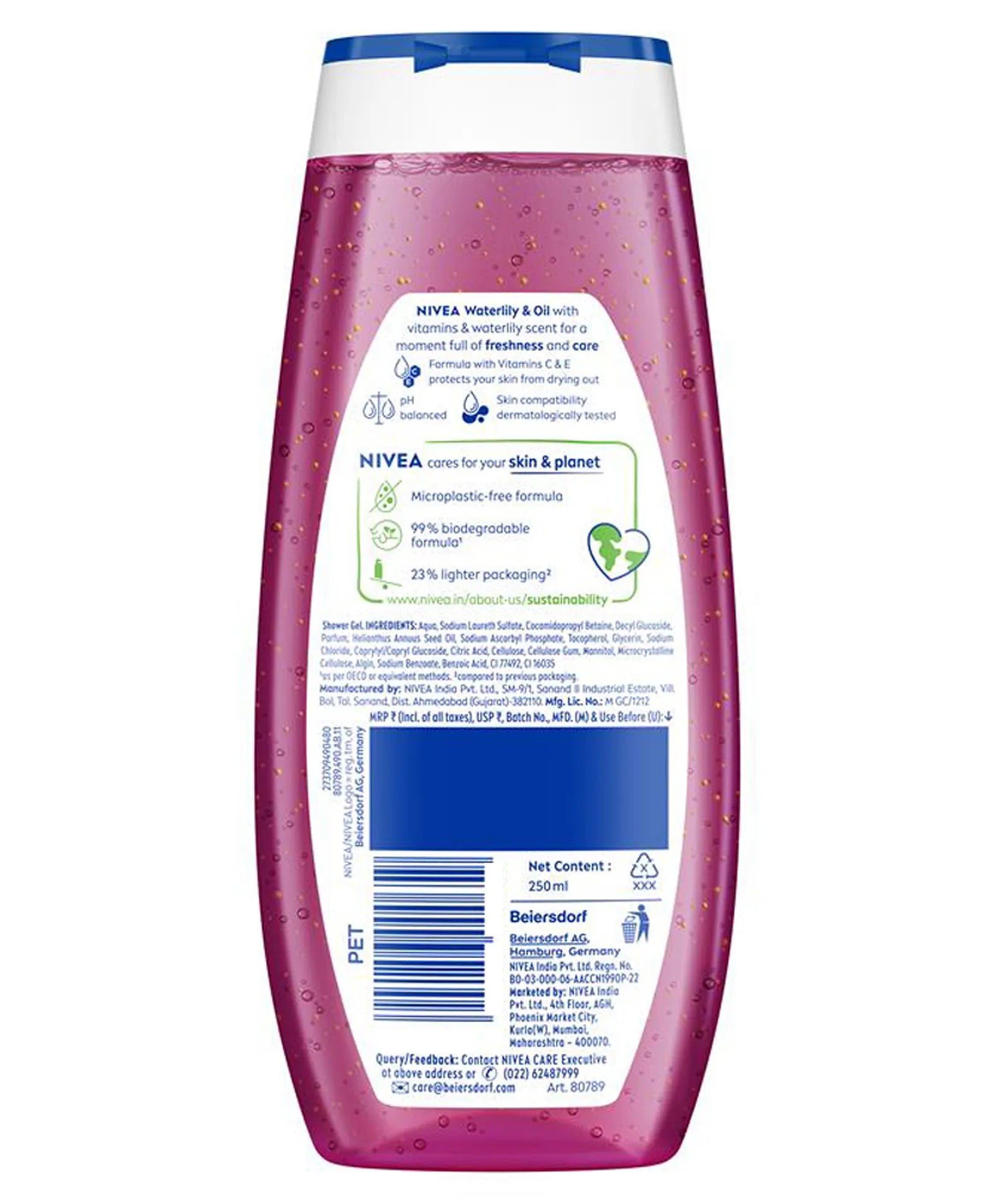 Nivea - Water Lily & Oil Shower Gel 250 ml