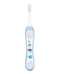 Chicco Ultra Soft Bristles Toothbrush Fish Print - Blue