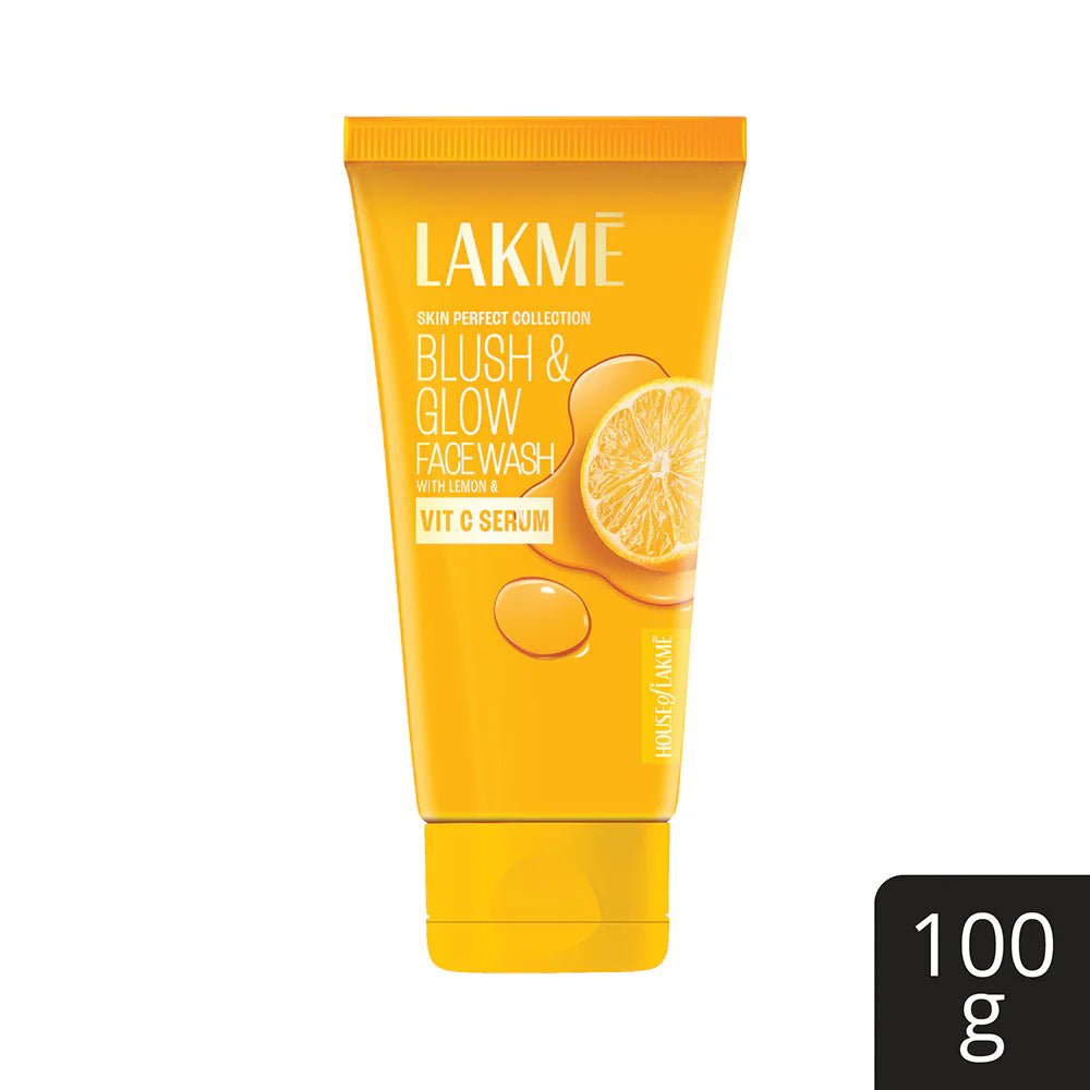 Lakme Blush & Glow Lemon Freshness Gel Face Wash With Lemon Extracts 100g