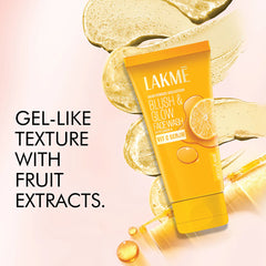 Lakme Blush & Glow Lemon Freshness Gel Face Wash With Lemon Extracts 100g