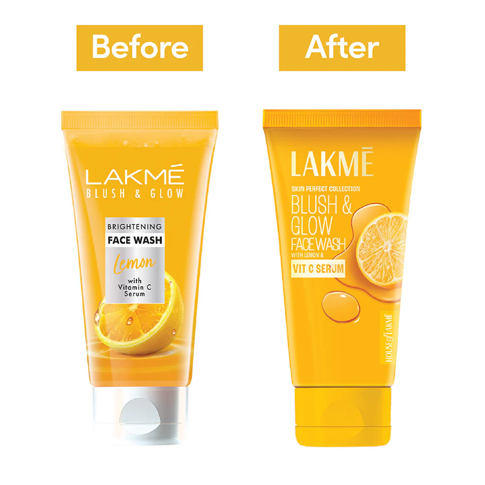 Lakme Blush & Glow Lemon Freshness Gel Face Wash With Lemon Extracts 100g