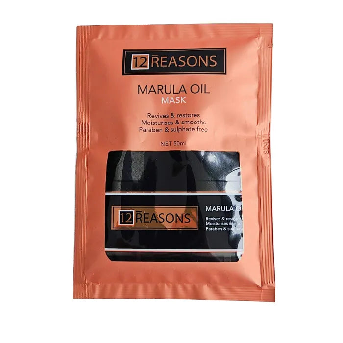 12 Reasons Smooth & Shine Marula Oil Mask 50ml