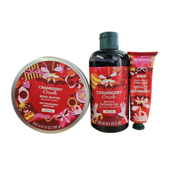 The Body Shop - Cranberry Crush Essentials Trio Gift Case