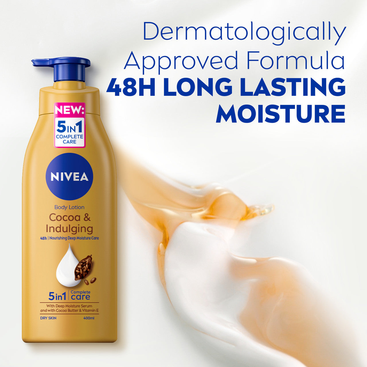 Nivea Cocoa & Indulging Body Lotion with Cocoa Butter & Vitamin E 400ml