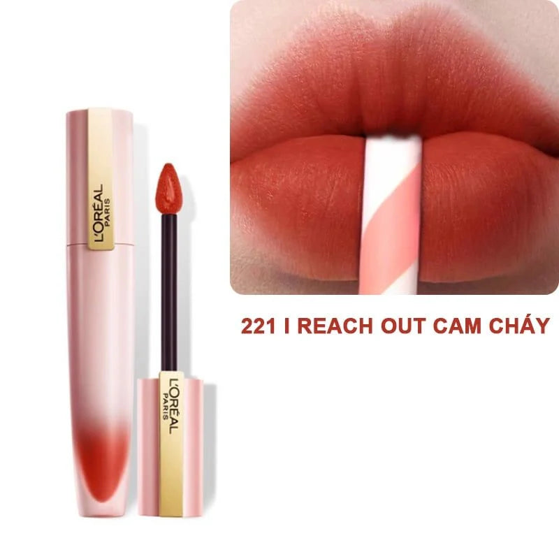 L'Oreal Paris - Chiffon Signature Liquid Lipstick 7ml - Reach Out 221